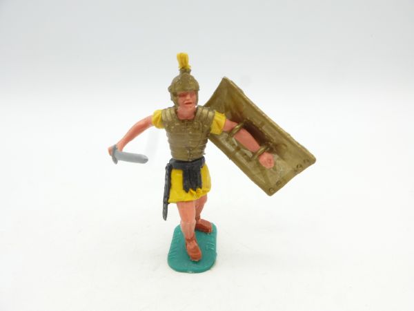 Timpo Toys Roman standing with sword + shield (yellow)
