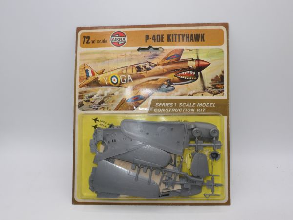 Airfix P-40-E Kittyhawk - OVP, Box mit Lagerspuren