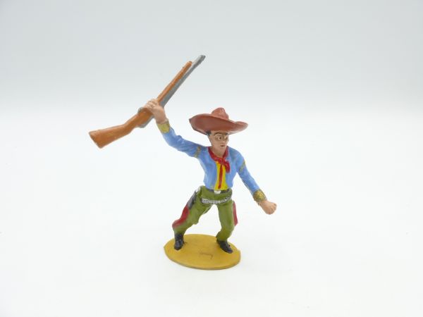 Merten Cowboy holding rifle on top - great painting