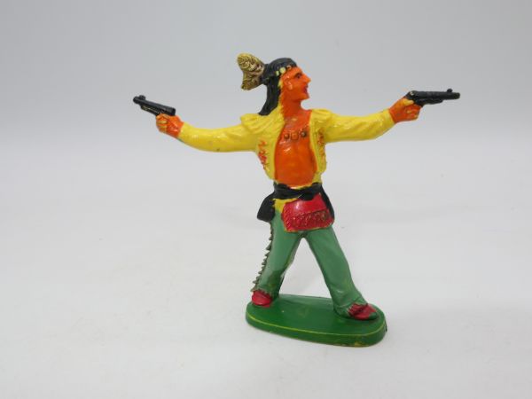 Indian (similar to Starlux), shooting pistol on both sides - rare figure