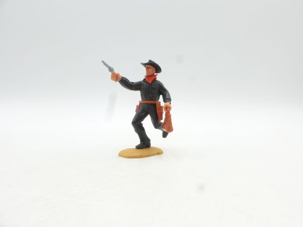 Timpo Toys Cowboy 2nd version running with pistol + moneybag