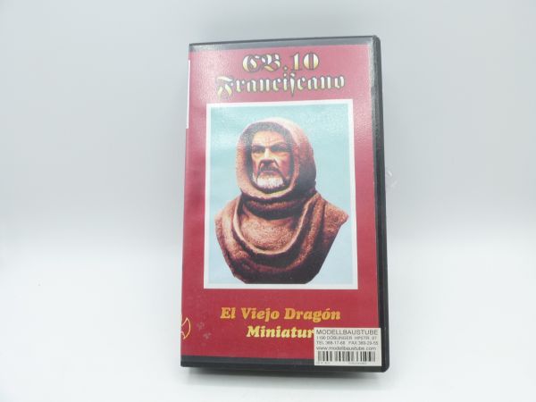 El Viejo Dragón: Buste Franciscano, 1:10, white metal