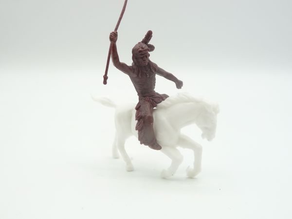 Heinerle Manurba Indian riding, spear high, dark-brown