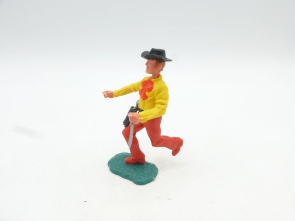 Timpo Toys Cowboy 3. Version stehend mit Krawattenhemd + Messer