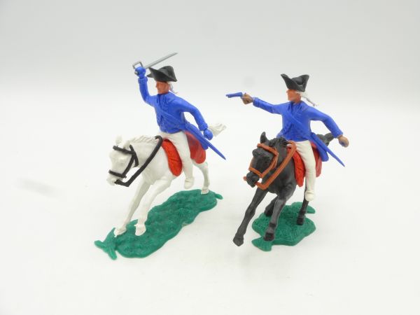 Timpo Toys Unabhängigkeitskrieg: 2 Franzosen reitend