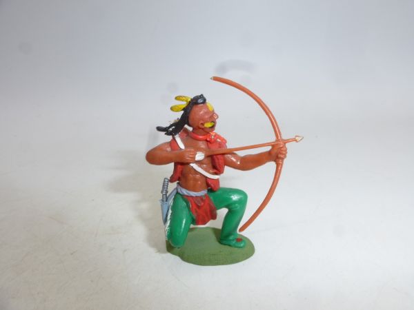 Britains Swoppets Iroquois kneeling with bow + arrow