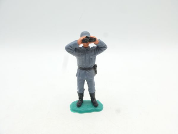 Timpo Toys German officer with binoculars, removable helmet
