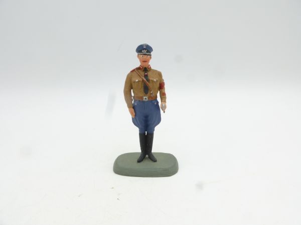 Metallfigur 6,5 cm, SS Offizier