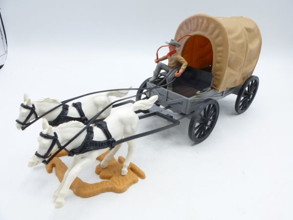 Timpo Toys Chuck wagon, dark beige