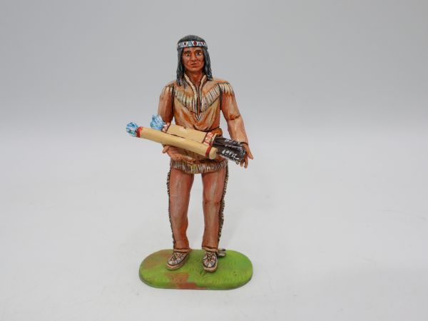 Indianer, Pfeile tragend - toller Umbau zu 7 cm Wild West Serie