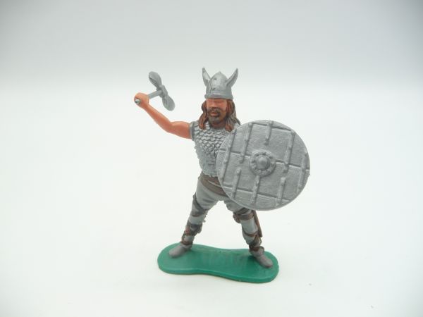 Timpo Toys Viking with double battleaxe + shield (original) - loops ok