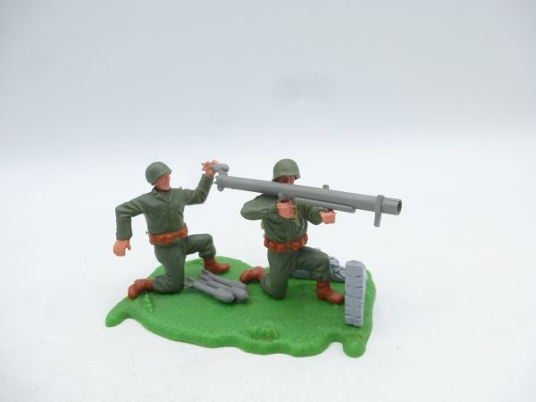 Timpo Toys Bazooka position with Americans - Bazooka loose