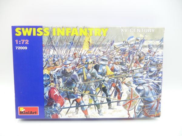 MiniArt XV Century: Swiss Infantry, Nr. 72009 - OVP, Teile am Guss