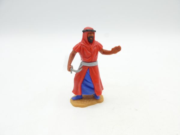 Timpo Toys Araber stehend rot mit Krummdolch