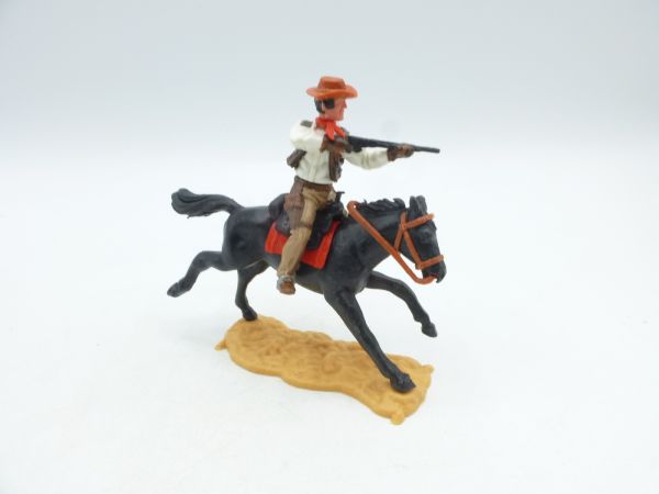 Timpo Toys Cowboy 4th version riding, shooting gun