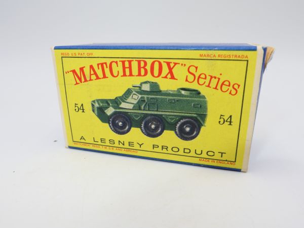 Matchbox / Lesney Saracen Carrier, Nr. 54 - mit Originalkarton / -box