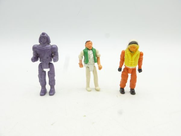 3 small space figures (3,5-4 cm)