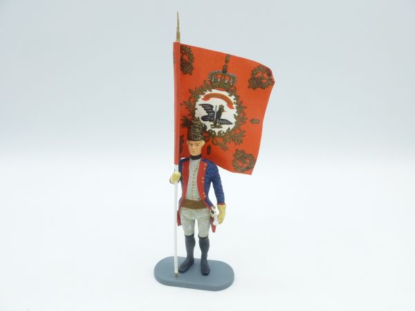Preiser 7 cm Prussia 1756, Inf. Reg. No. 38, flag bearer fusilier, No. 54125