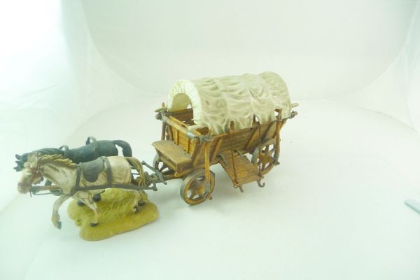 Elastolin 7 cm (damaged) Medieval chariot, No. 9872, painting 2 - incomplete