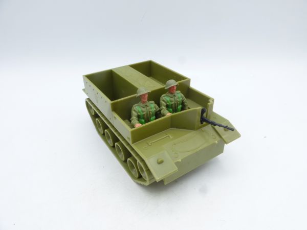 Timpo Toys Panzer mit Engländern (Stahlhelm)