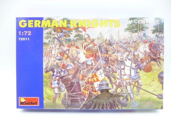 MINIART XV Century: German Knights, Nr. 70011 - OPV, Teile am Guss