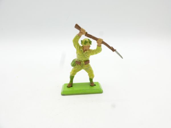 Britains Deetail Japanese soldier with bayonet thrusting from above