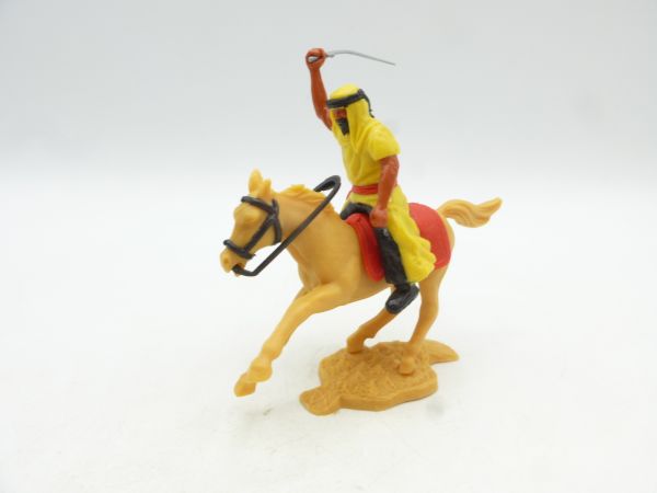Timpo Toys Arab riding with sabre, yellow