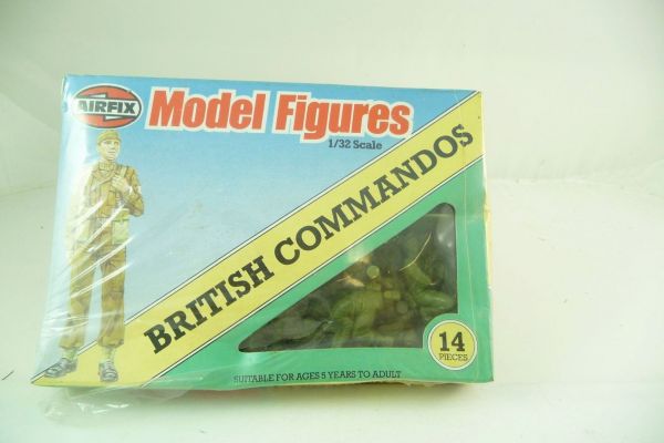 Airfix 1:32 British Commandos, No. 51554 - orig. packaging, shrink-wrapped