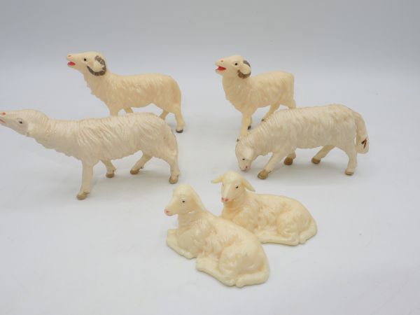 Flock of sheep, back height 5 cm (suitable for 7 cm or larger)