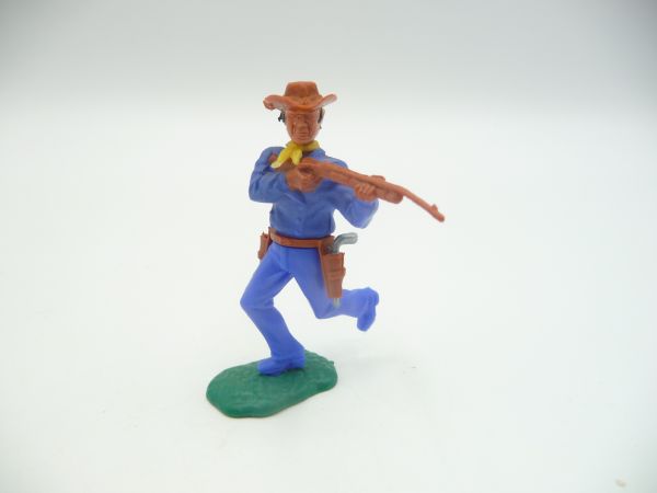 Timpo Toys Cowboy 3. Version laufend, Gewehr schießend - tolle Kombi