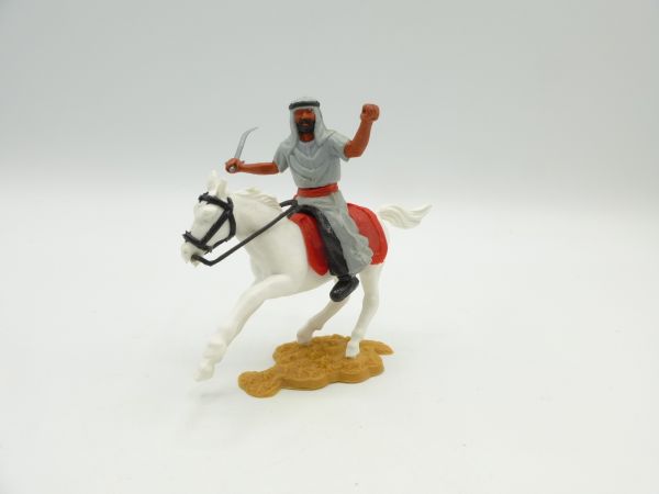 Timpo Toys Arab riding (grey/black, red belt)