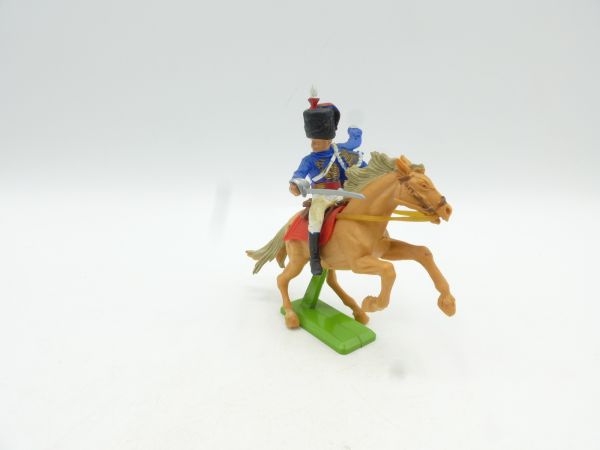 Britains Deetail Waterloo, Frenchman on horseback thrusting with sabre