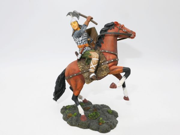 Janetzki Arts Egil on horseback, No. 110 - from Prince Valiant series