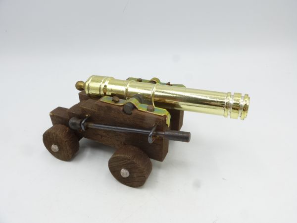 Gun (wood/metal), length 13 cm, made in Italy - in box