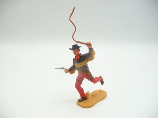 Timpo Toys Cowboy 4th version running with pistol + whip