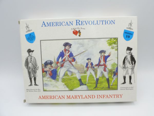 A call to Arms 1:32 American Revolution: American Maryland Infantry, Series 10 - OVP