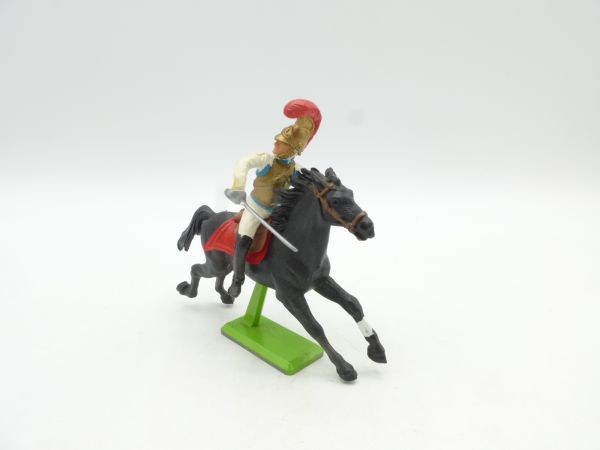 Britains Deetail Waterloo soldier on horseback with great uniform