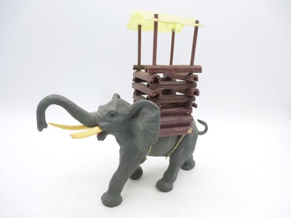 Elephant with carrying basket - great 4 cm modification