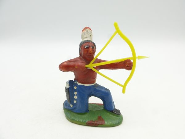 Indian kneeling with bow (yellow)