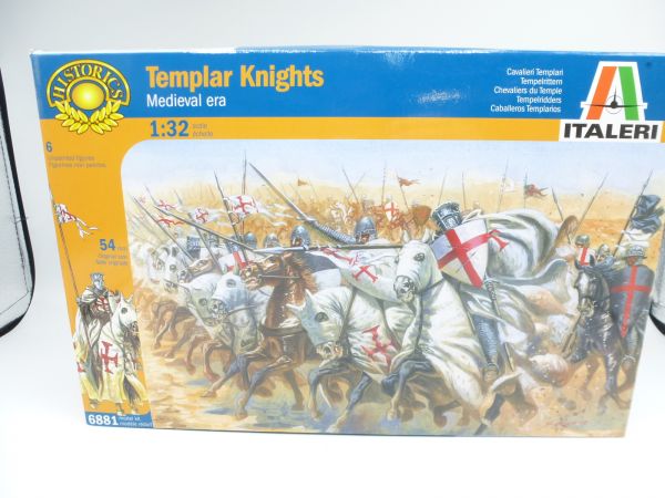 Italeri 1:32 Templar Knights (Medieval Era), No. 6881 - orig. packaging, on cast