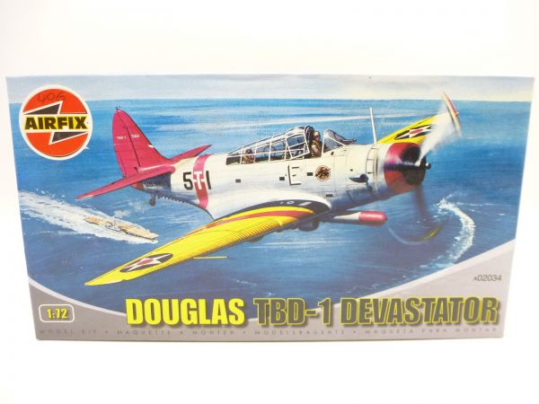 Airfix 1:72 DOUGLAS TBD-1 DEVASTATOR - orig. packaging, on cast
