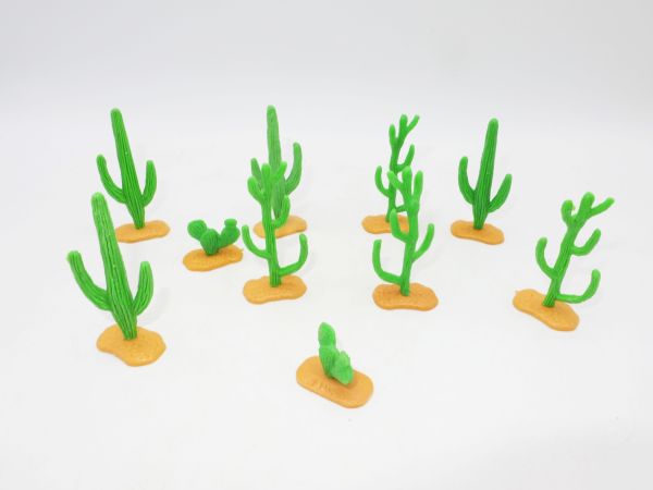Timpo Toys Cactus set, 10-piece, light green