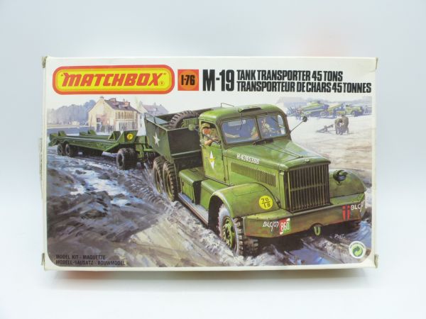 Matchbox 1:76 M19 Tank Transporter 45 tons - orig. packaging, complete, on casting