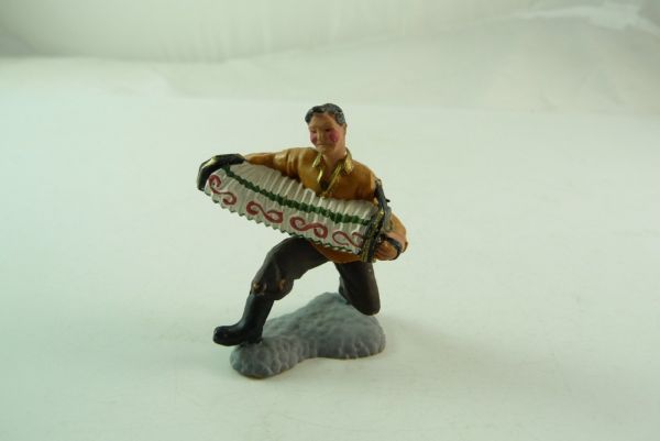 Britains Swoppets Man with accordion - extremely good colouring