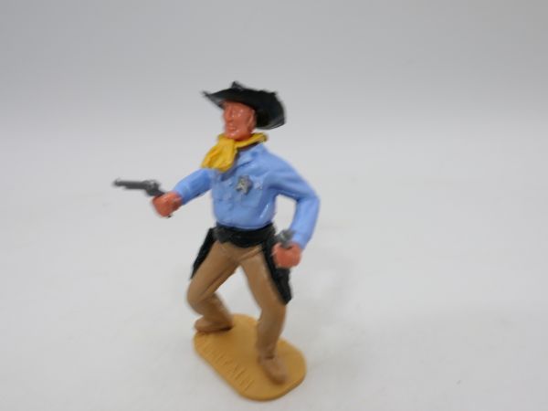 Timpo Toys Sheriff standing, light blue