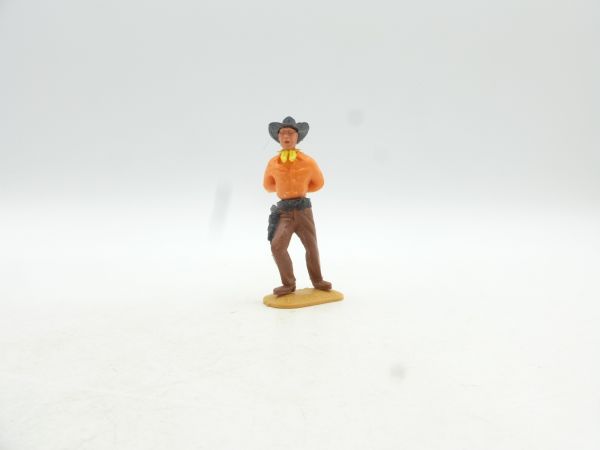 Timpo Toys Cowboy 2nd version with hands tied behind his back
