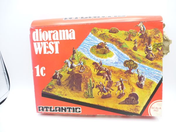 Atlantic 1:72 Wild West Diorama (Diorama + more than 20 figures)