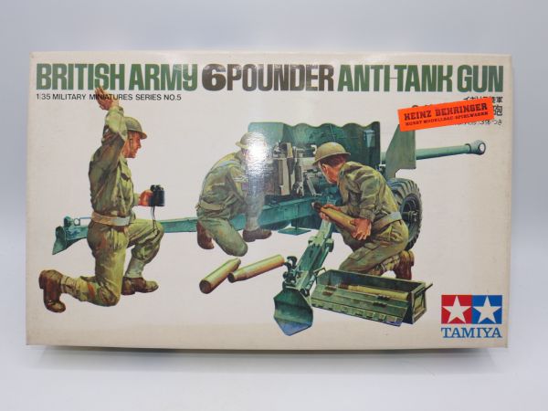 TAMIYA 1:35 British Army 6 Pounder Anti-Tank Gun, No. 5