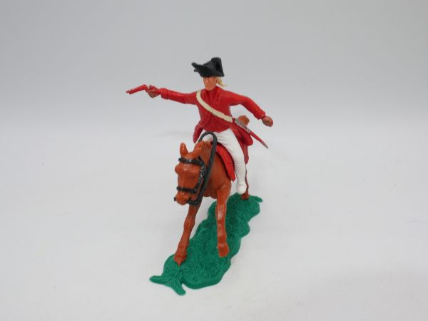 Timpo Toys War of Independence: Engländer zu Pferd, Pistole schießend