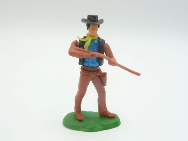 Elastolin 5,4 cm Cowboy standing, firing rifle